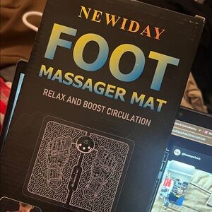 Black Foot, Neck Back Massager Mat